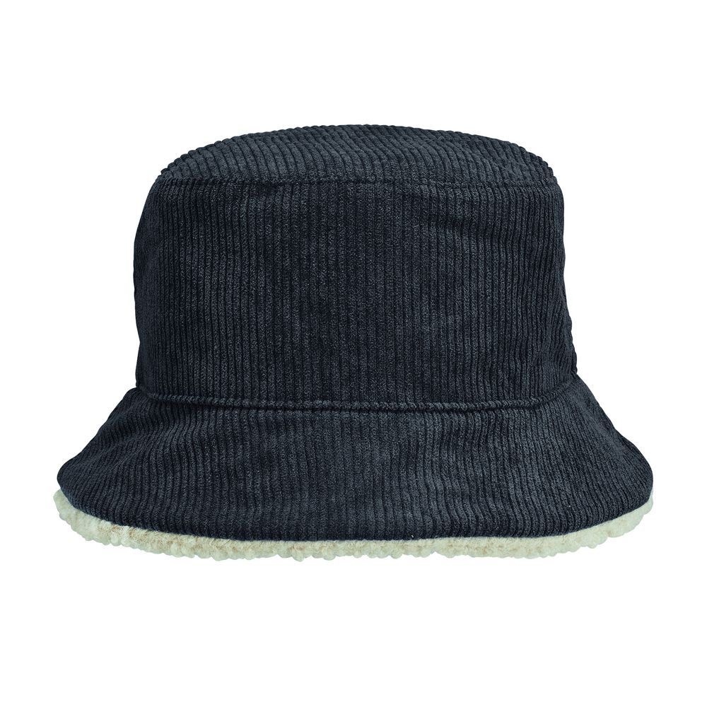 Панама Bucket двусторонняя, темно-серая с бежевым, размер M/L-1