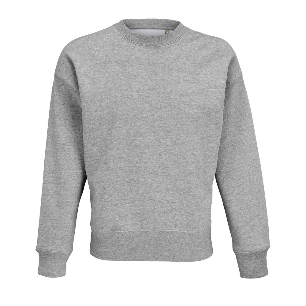 Свитшот унисекс Authentic, серый меланж, размер 3XL-1