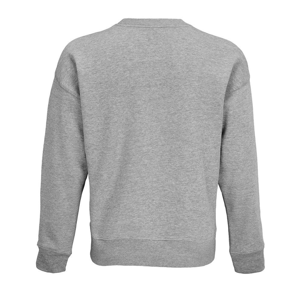 Свитшот унисекс Authentic, серый меланж, размер 3XL-3