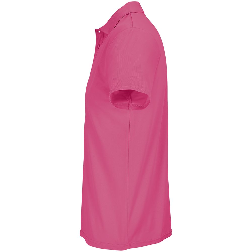 Рубашка поло унисекс Pitcher, розовая (ribbon pink), размер L-3