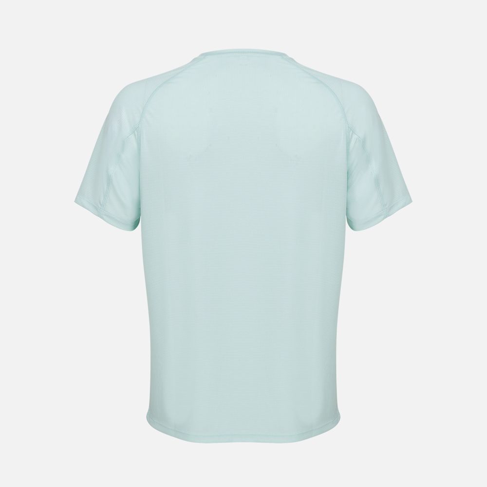 Футболка спортивная унисекс Vortex, зелено-голубая, размер L-2