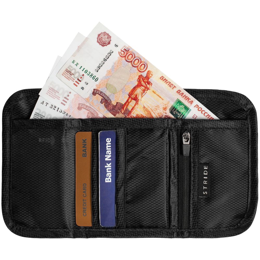 Кошелек Torren с RFID-защитой, черный-5