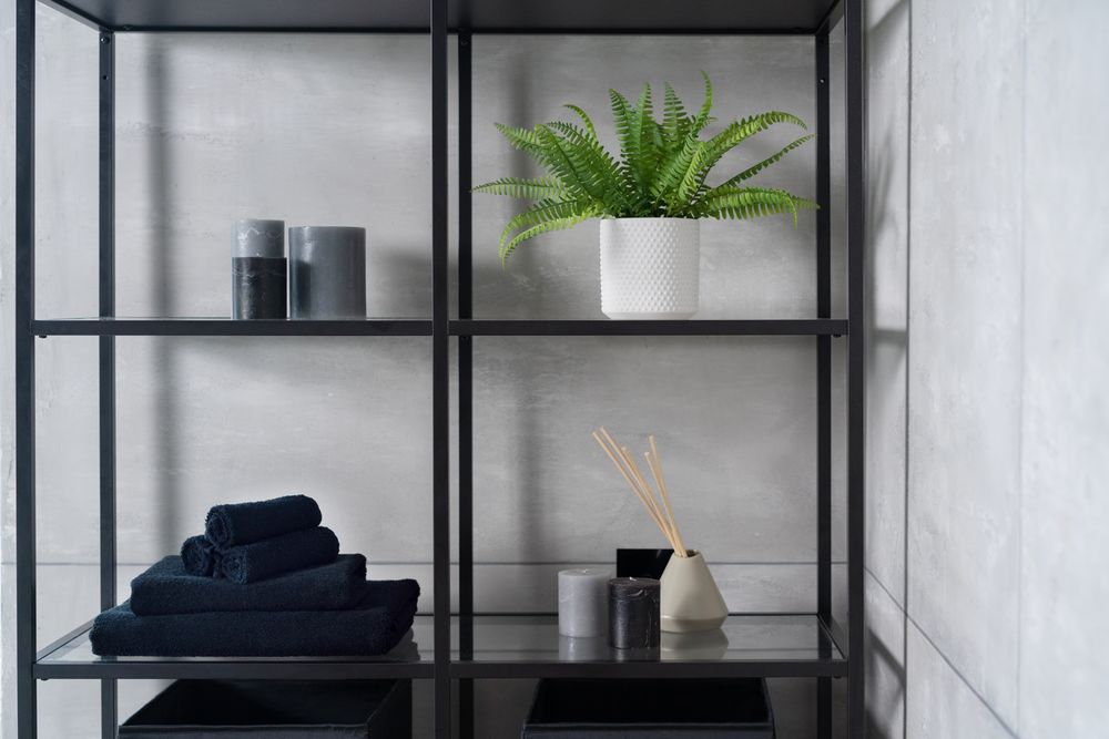 Полотенце отельное For Rooms, среднее, черное-5