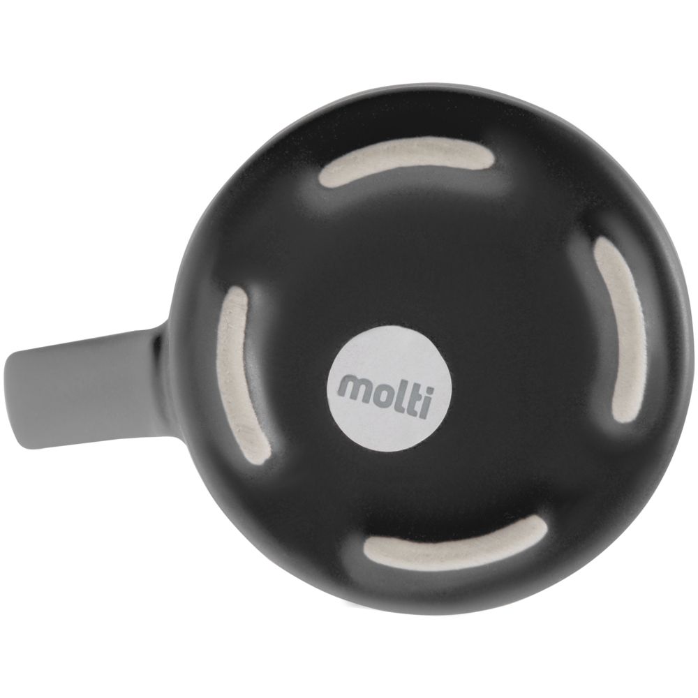 Кружка Modern Bell, матовая, черная-3