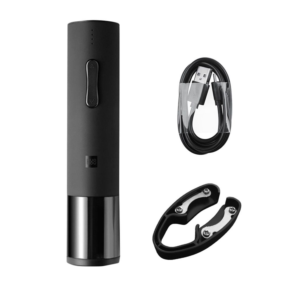 Электрический штопор HuoHou Electric Wine Bottle Opener, черный-3