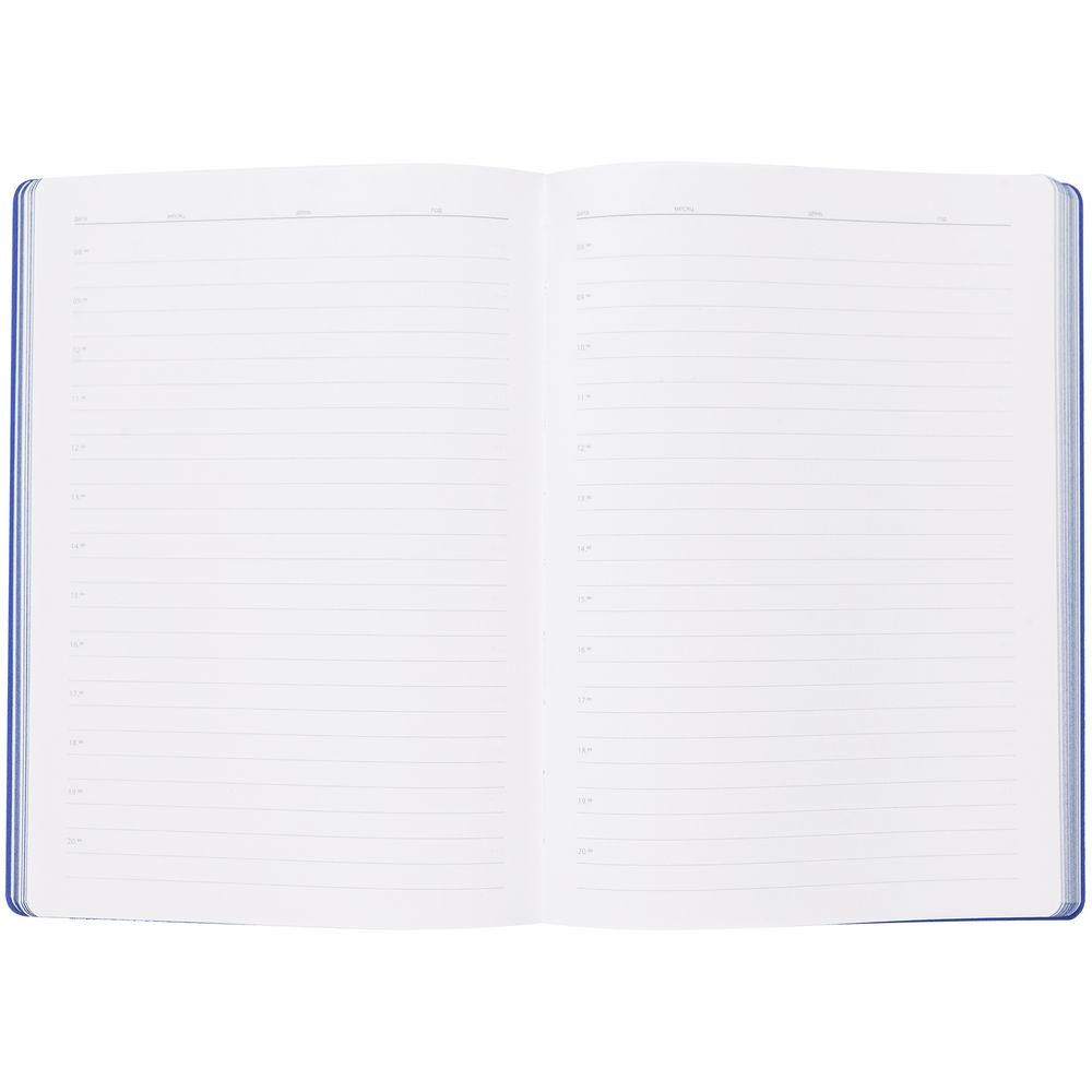 Ежедневник Flexpen, недатированный, серебристо-синий-10