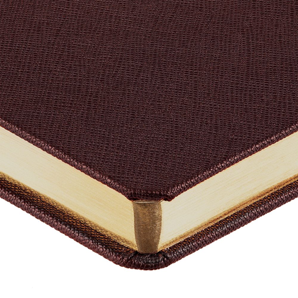 Ежедневник Saffian, недатированный, коричневый-5