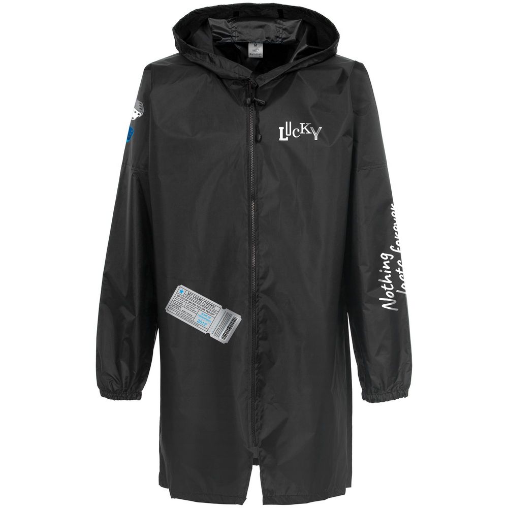 Дождевик Rainman Zip, черный, размер S-17
