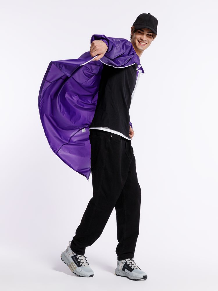 Дождевик Rainman Zip, фиолетовый, размер S-8
