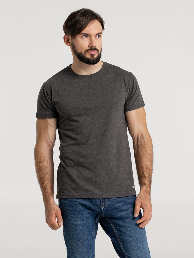 Футболка Firm Wear черный меланж, размер S-7