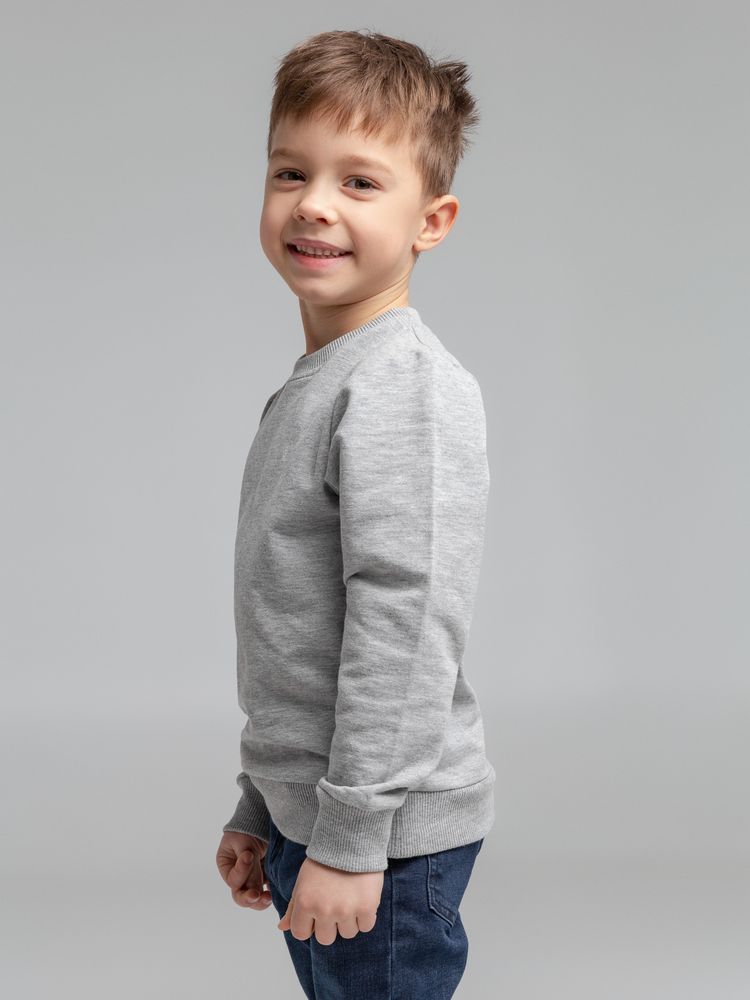 Свитшот Toima Kids серый меланж, 6 лет-7