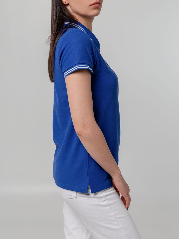 Рубашка поло женская Virma Stripes Lady, ярко-синяя, размер S-8