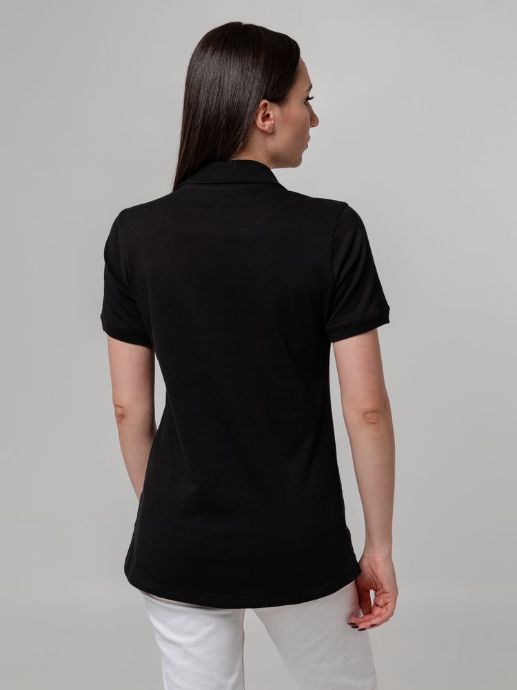 Рубашка поло женская Virma Stretch Lady, черная, размер S-6