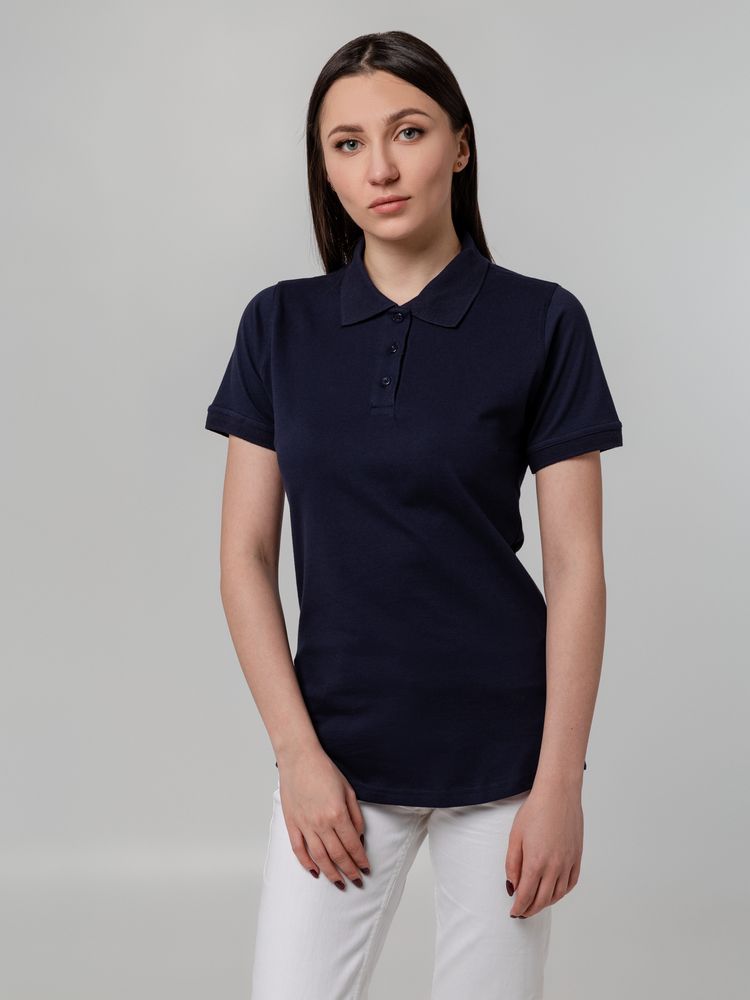 Рубашка поло женская Virma Stretch Lady, темно-синяя, размер L-5