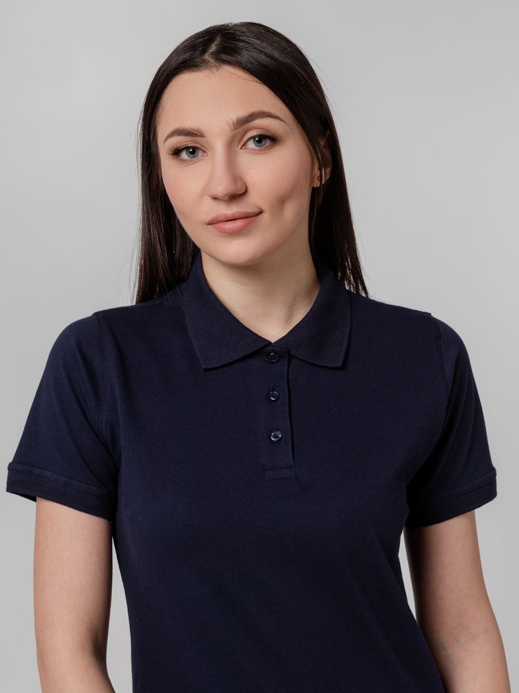 Рубашка поло женская Virma Stretch Lady, темно-синяя, размер L-8
