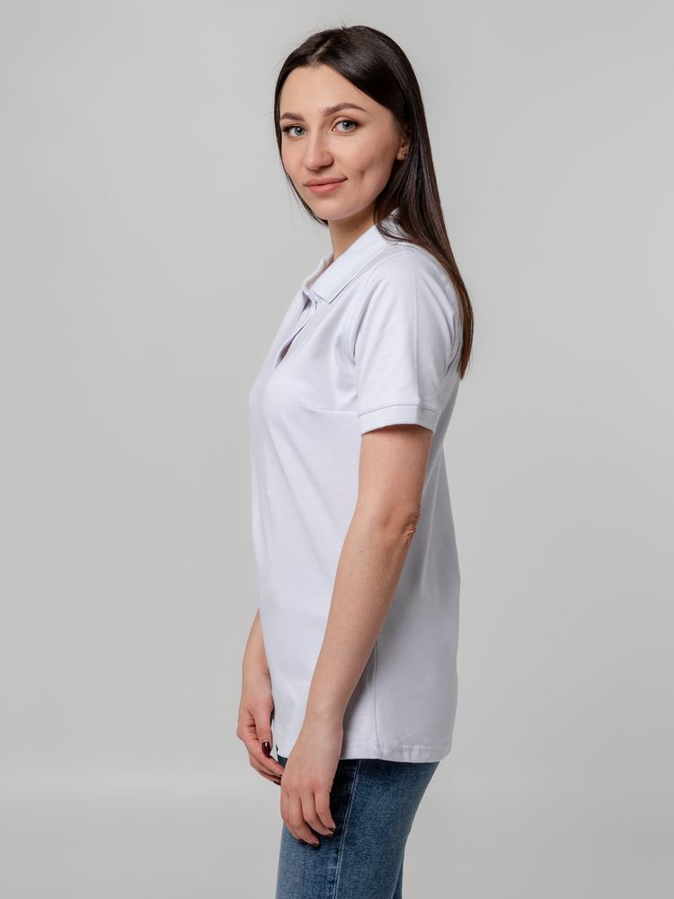 Рубашка поло женская Virma Stretch Lady, белая, размер S-6