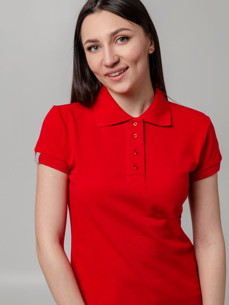 Рубашка поло женская Virma Premium Lady, красная, размер S-10