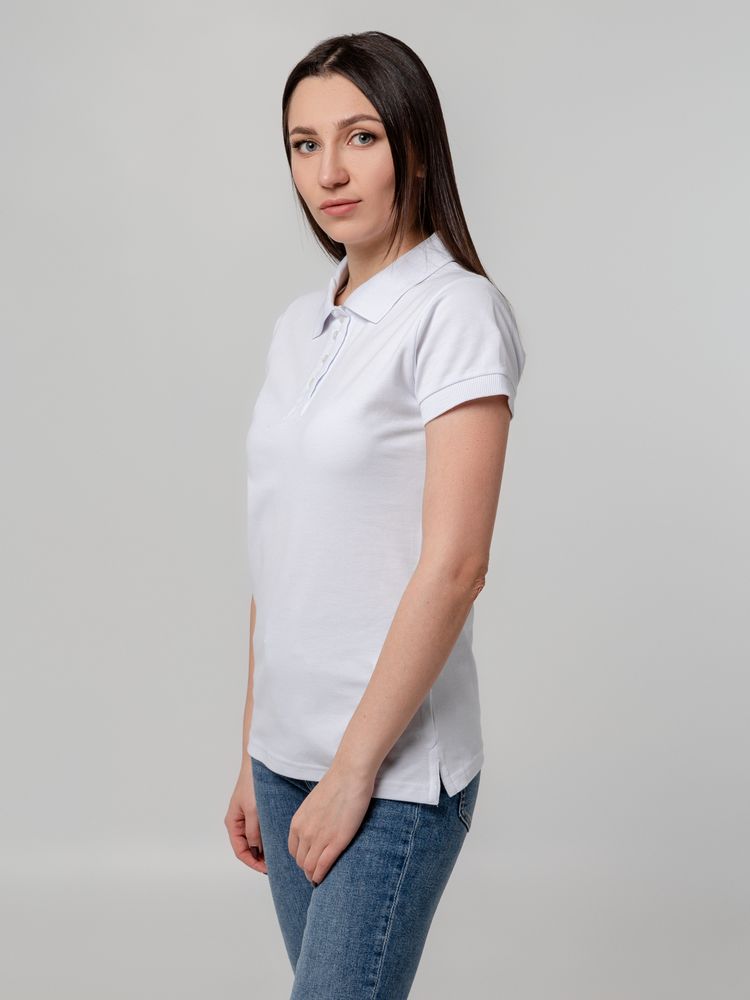 Рубашка поло женская Virma Premium Lady, белая, размер S-6