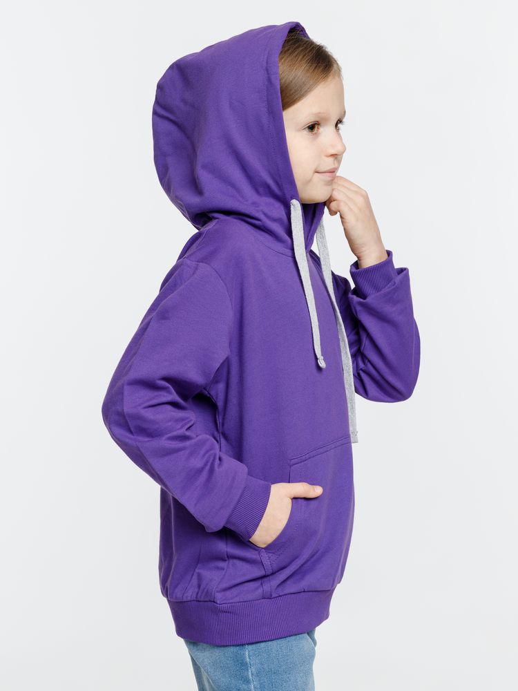 Толстовка с капюшоном детская Kirenga Kids, фиолетовая, 14 лет-8