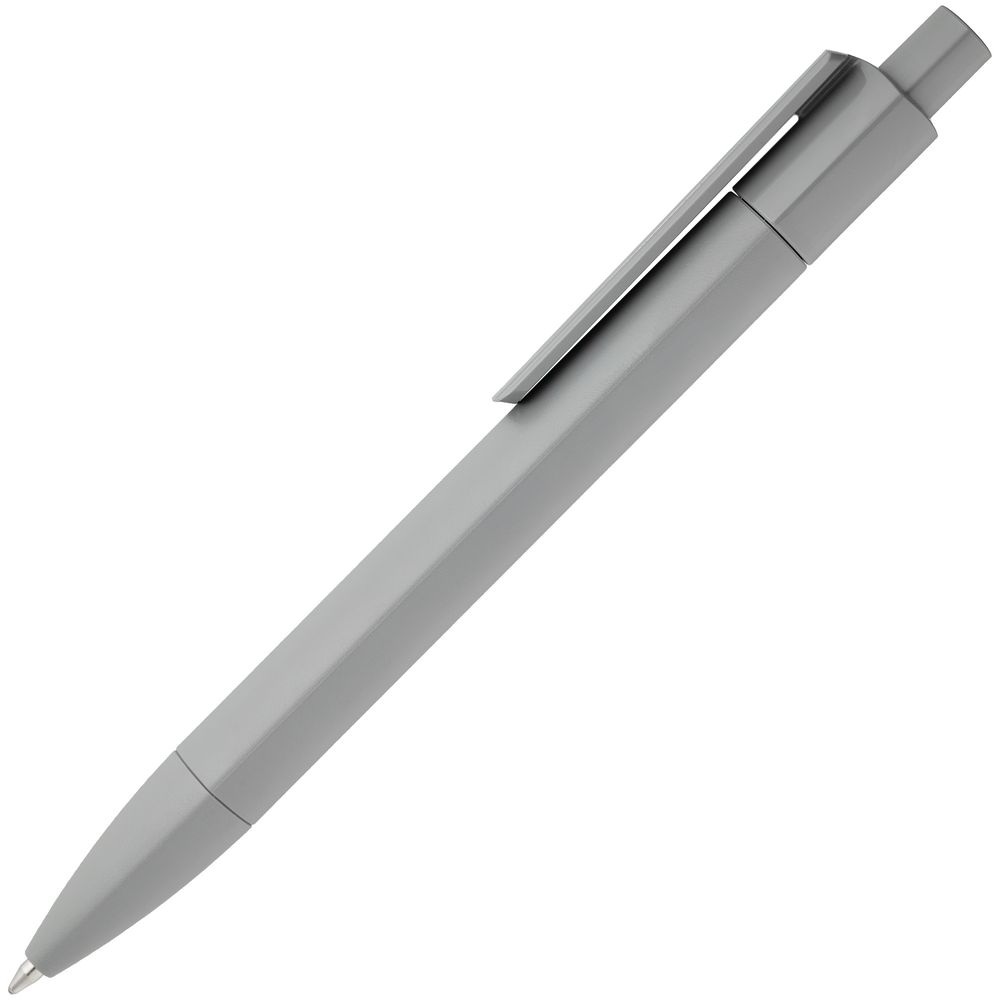 Ручка шариковая Prodir DS4 PMM-P, серая-3