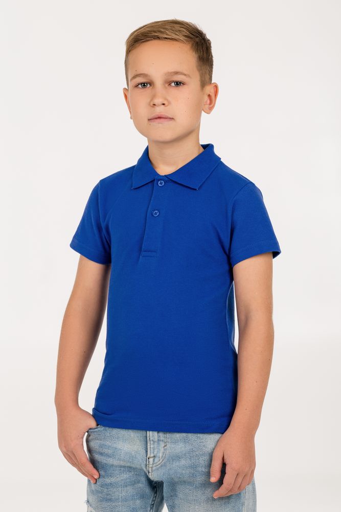 Рубашка поло детская Virma Kids, ярко-синяя, 6 лет-4
