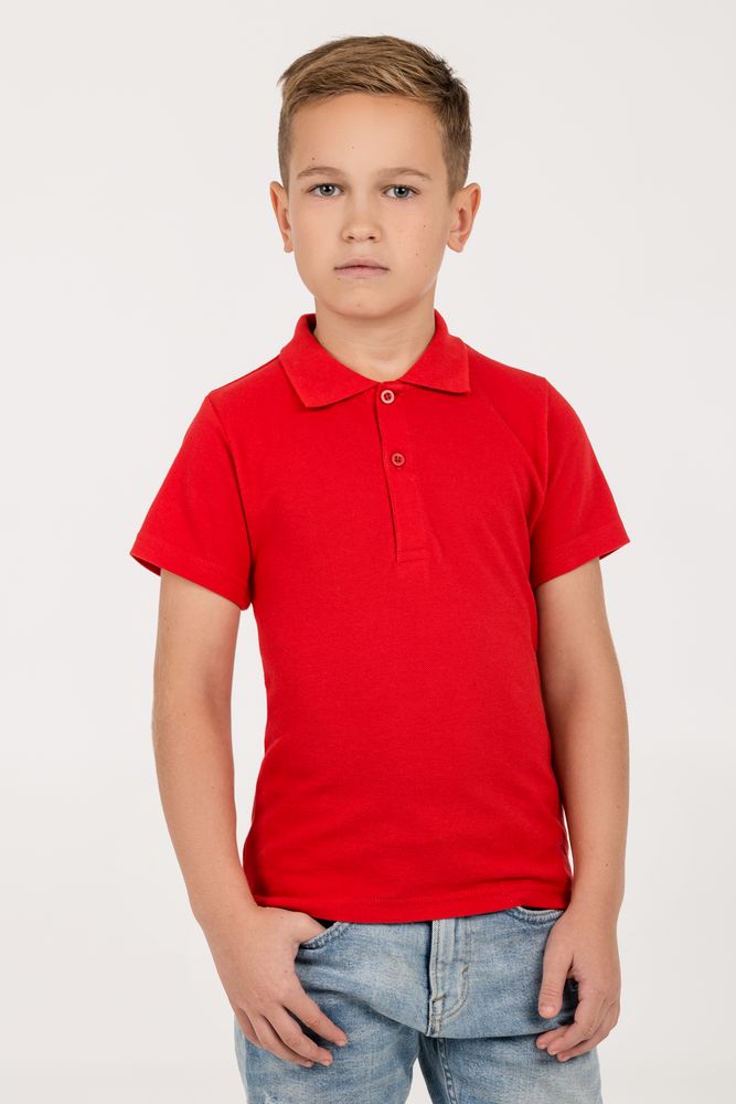 Рубашка поло детская Virma Kids, красная, 6 лет-4