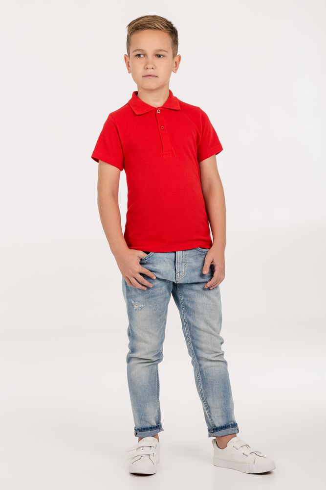 Рубашка поло детская Virma Kids, красная, 6 лет-5