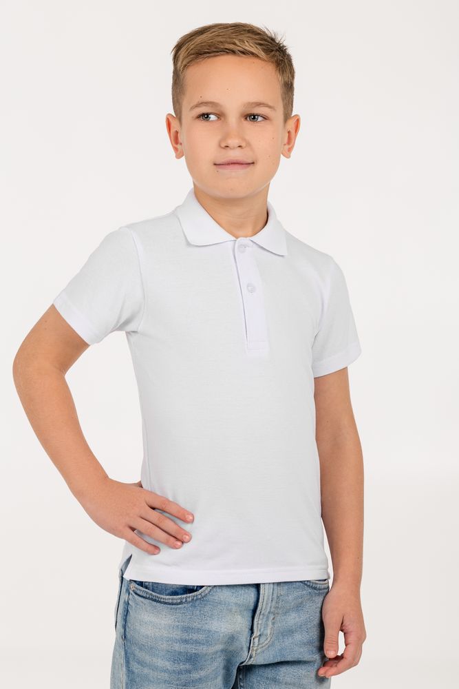 Рубашка поло детская Virma Kids, белая, 6 лет-4