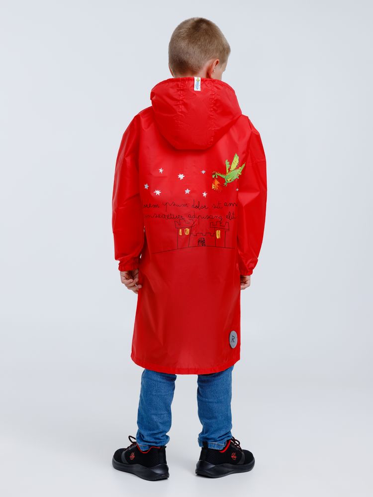 Дождевик детский Rainman Kids красный, 7-9 лет-7