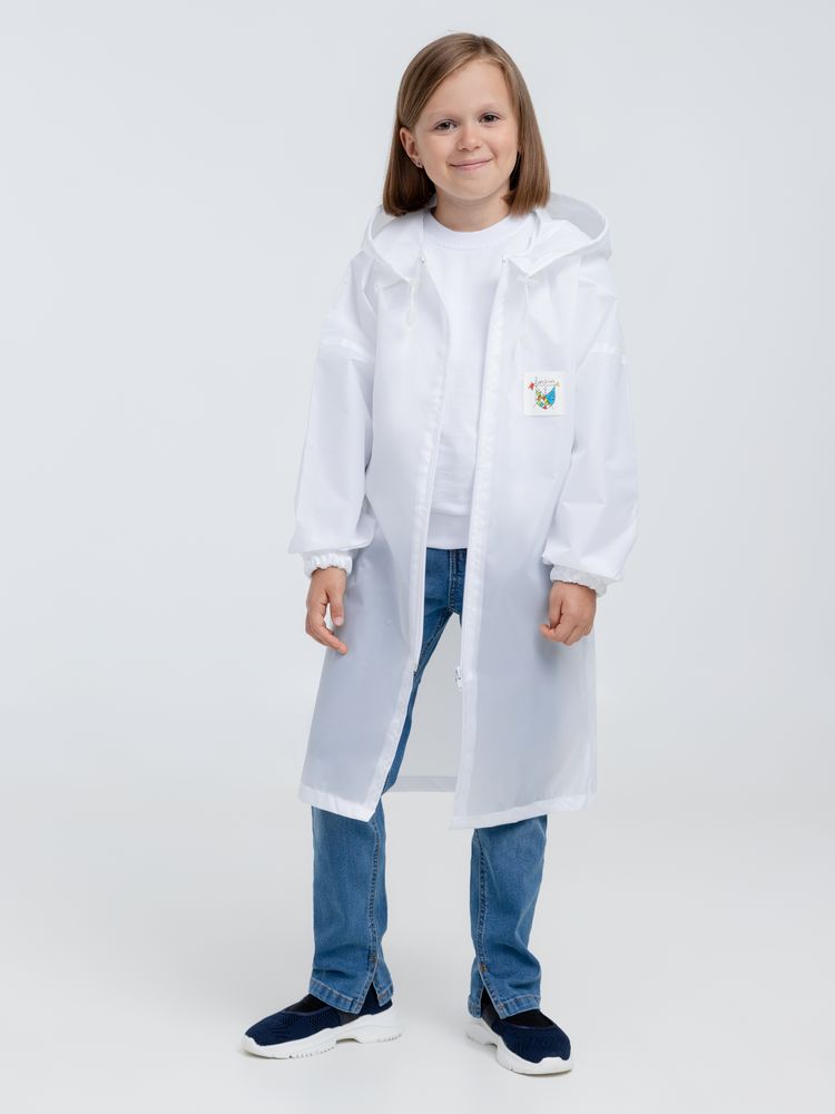 Дождевик детский Rainman Kids белый, 7-9 лет-4