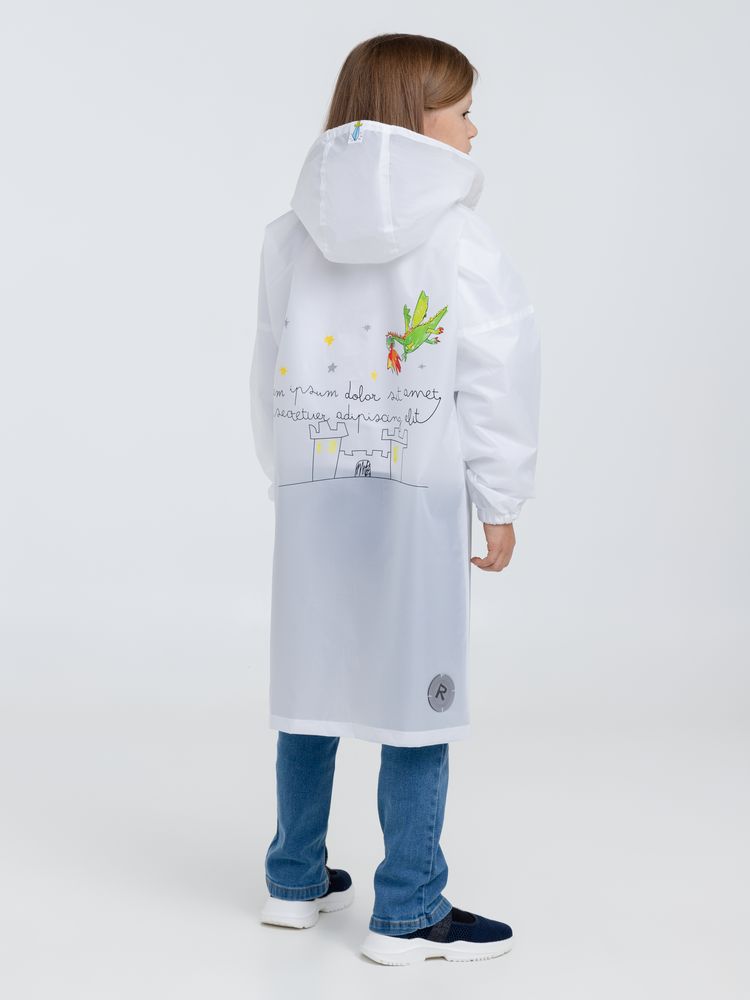 Дождевик детский Rainman Kids белый, 7-9 лет-7