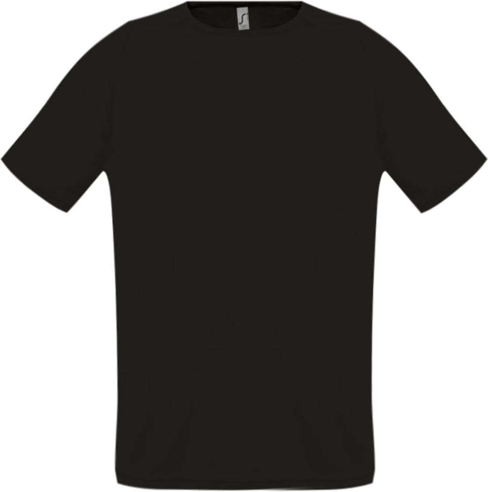 Футболка унисекс Sporty 140 черная, размер 3XL-1