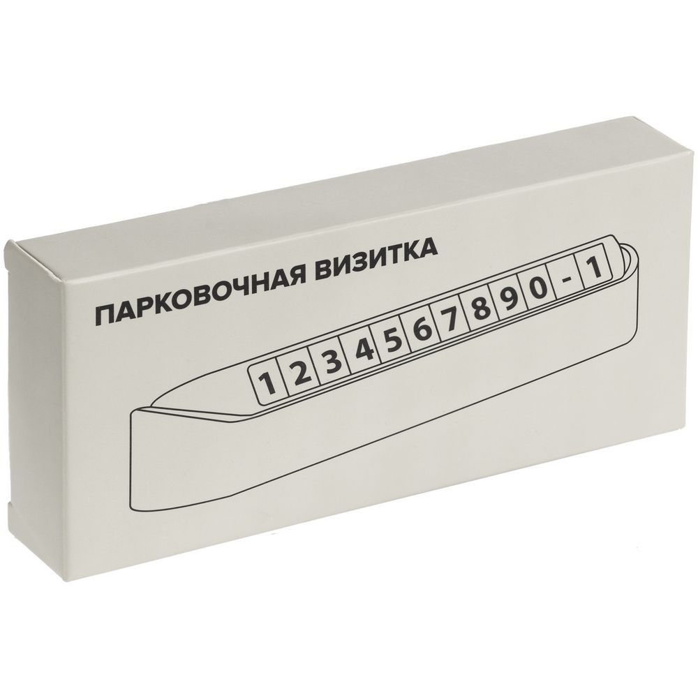 Парковочная визитка Litera, белая-6