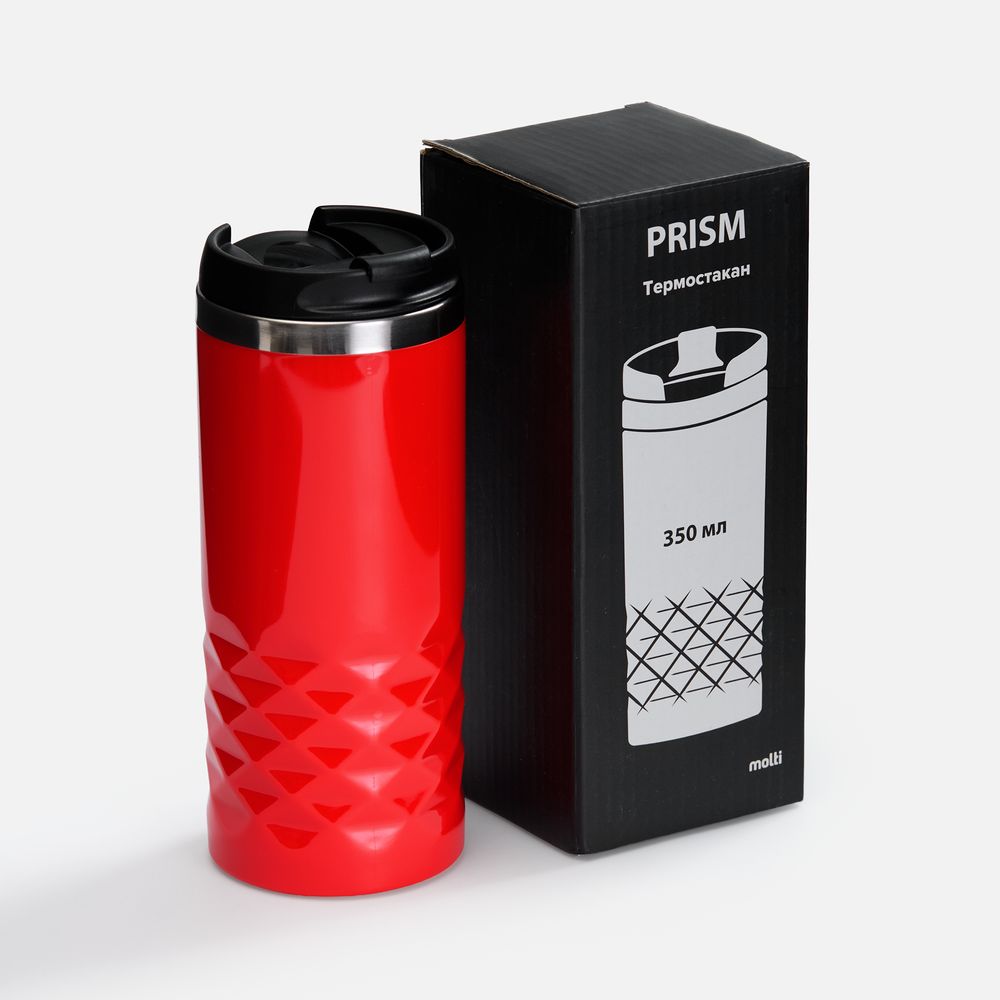 Термостакан Prism, красный-12