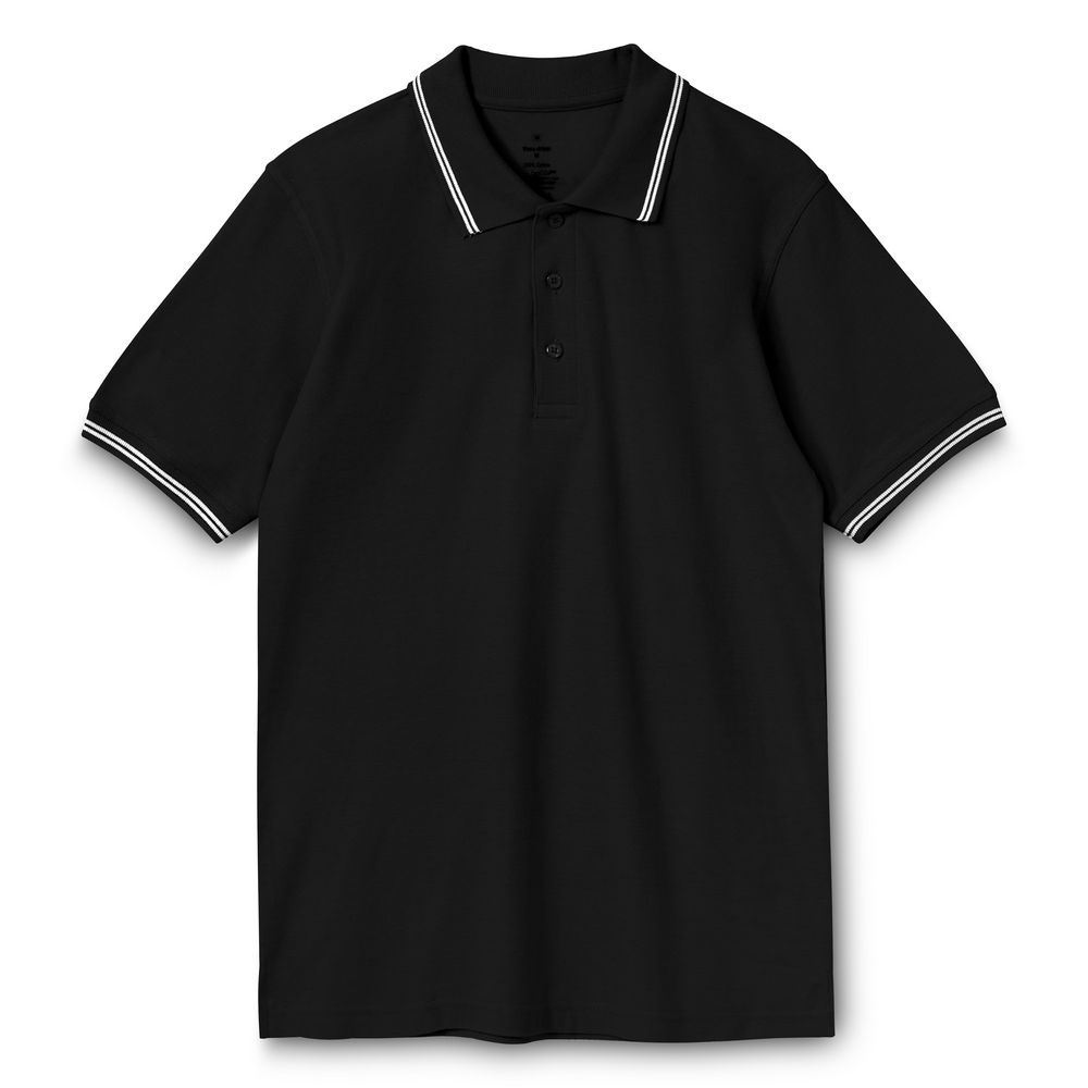 Рубашка поло Virma Stripes, черная, размер S-1