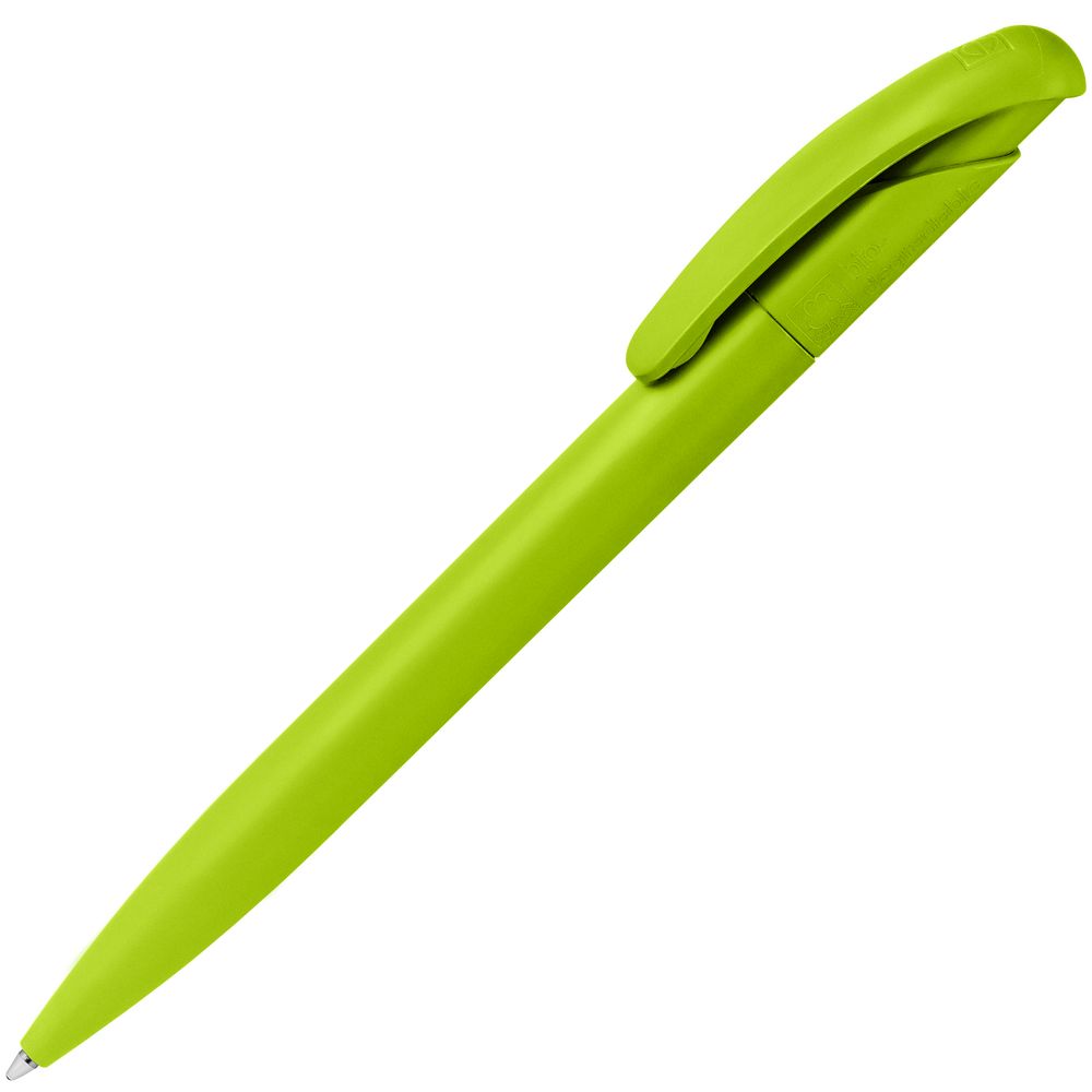 Ручка шариковая Nature Plus Matt, зеленое яблоко-1