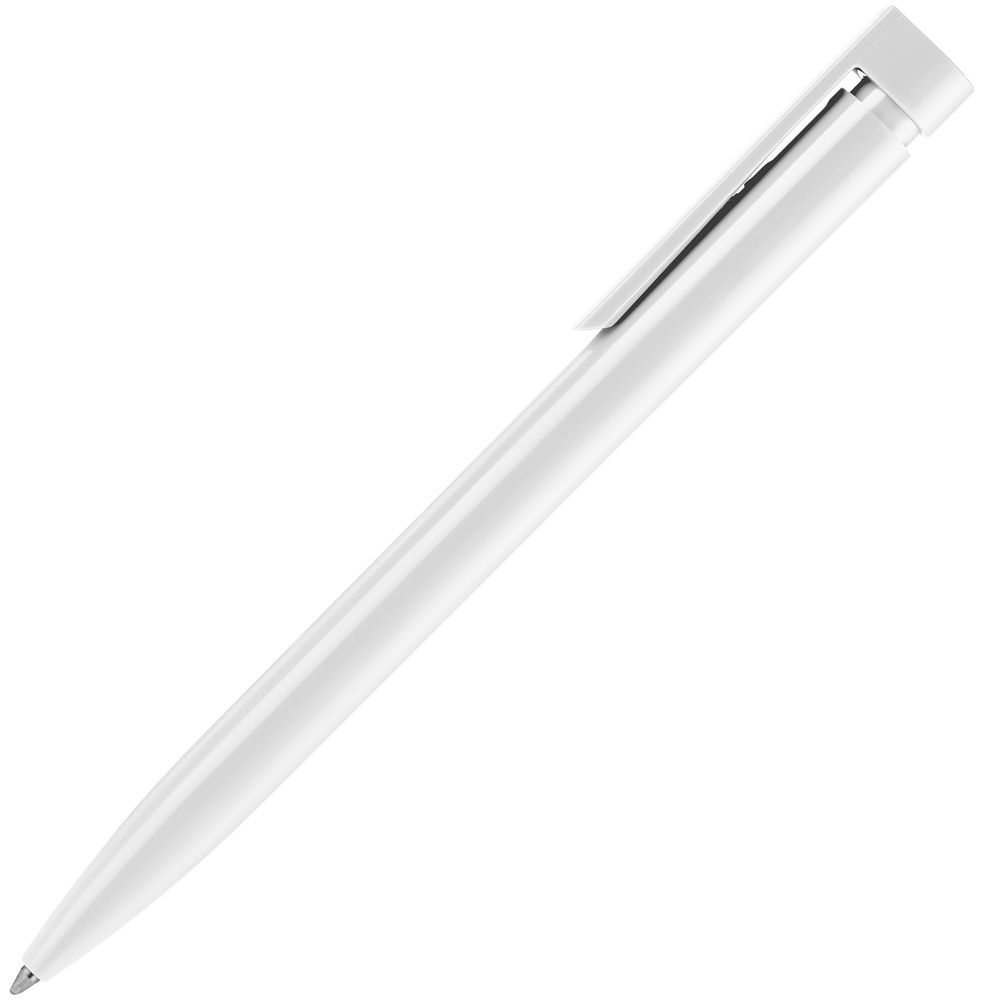 Ручка шариковая Liberty Polished, белая-3