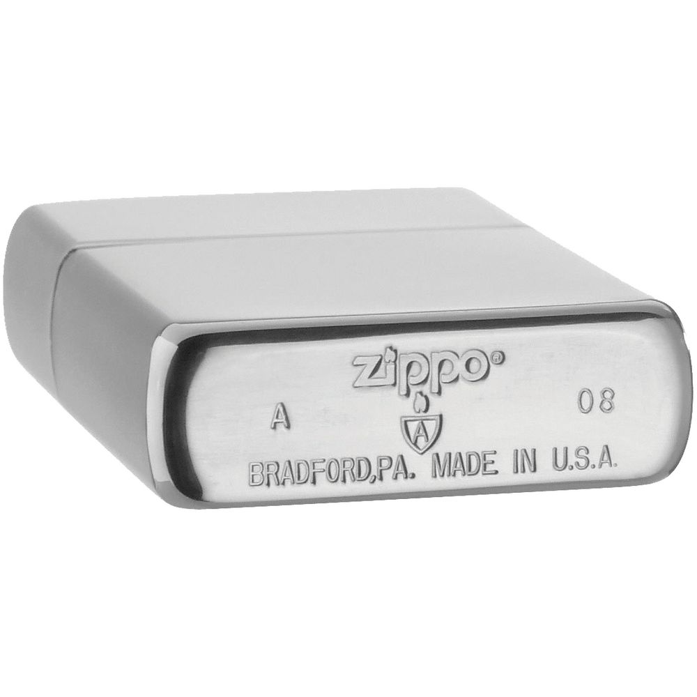 Зажигалка Zippo Armor Brushed, матовая серебристая-3