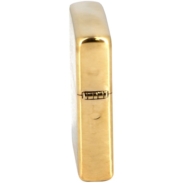 Зажигалка Zippo Classic Brushed, золотистая-2