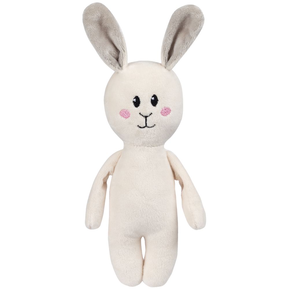 Мягкая игрушка Beastie Toys, заяц с белым шарфом-3