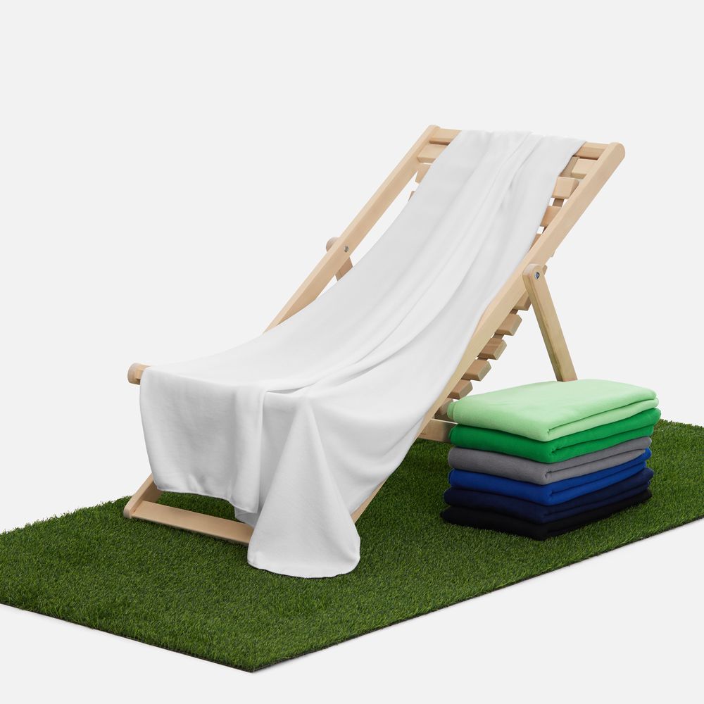 Флисовый плед Warm&Peace XL, белый-6