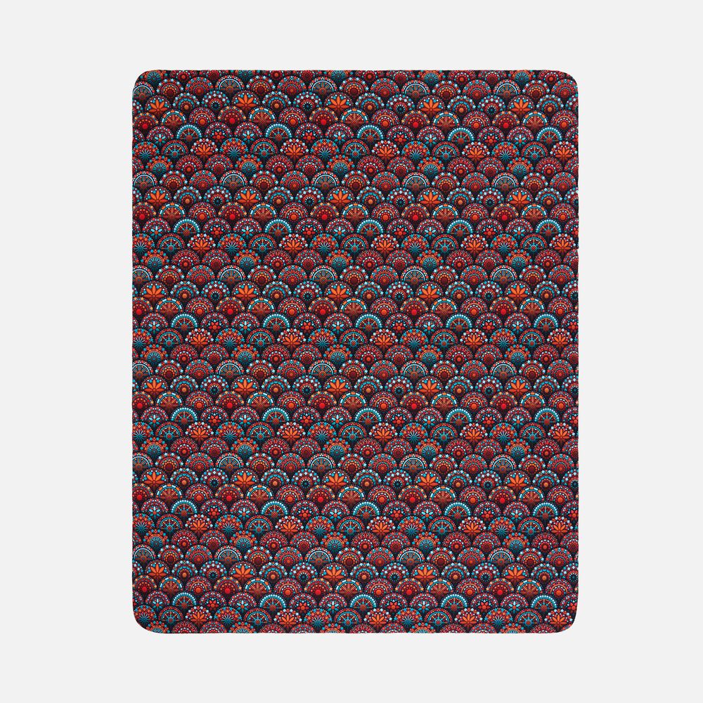 Флисовый плед Warm&Peace XL, белый-7