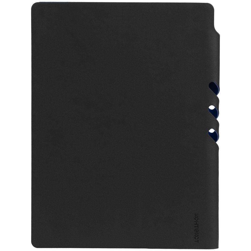 Ежедневник Flexpen Black, недатированный, черный с синим-5