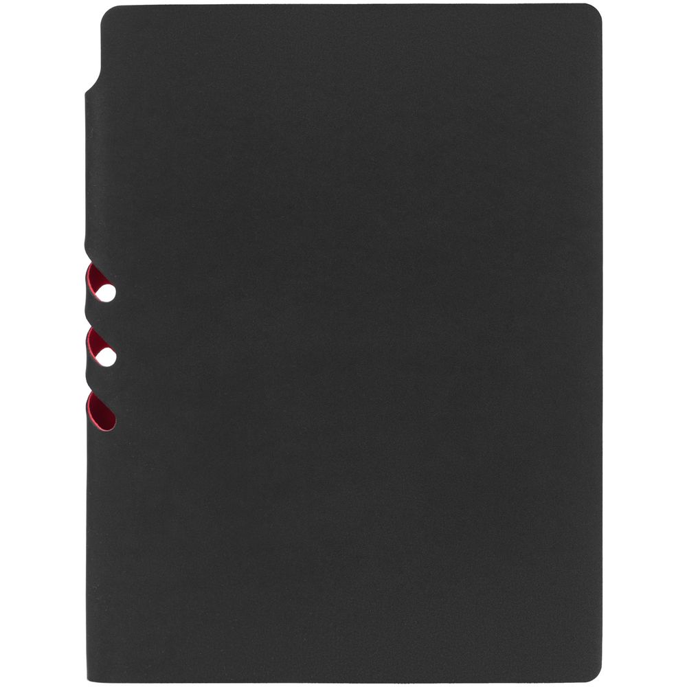 Ежедневник Flexpen Black, недатированный, черный с красным-4