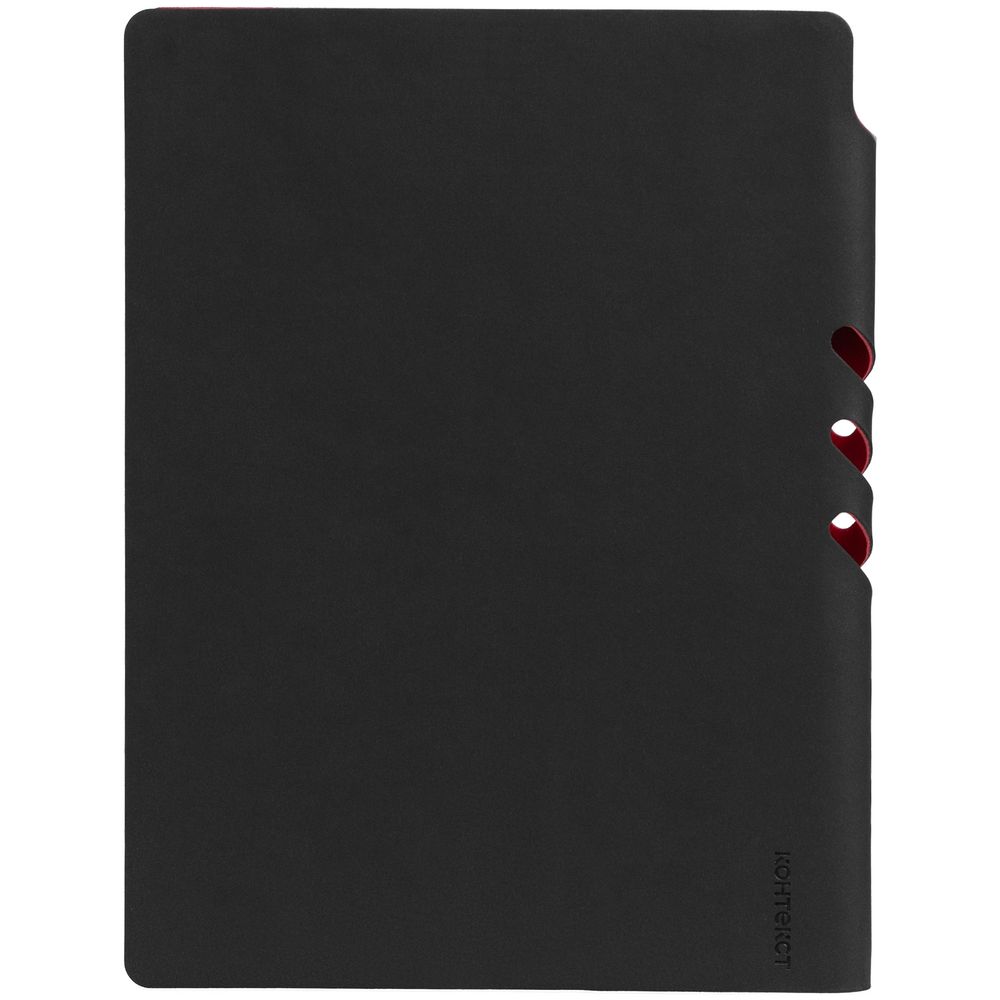 Ежедневник Flexpen Black, недатированный, черный с красным-5