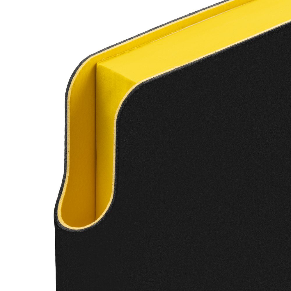 Ежедневник Flexpen Black, недатированный, черный с желтым-2