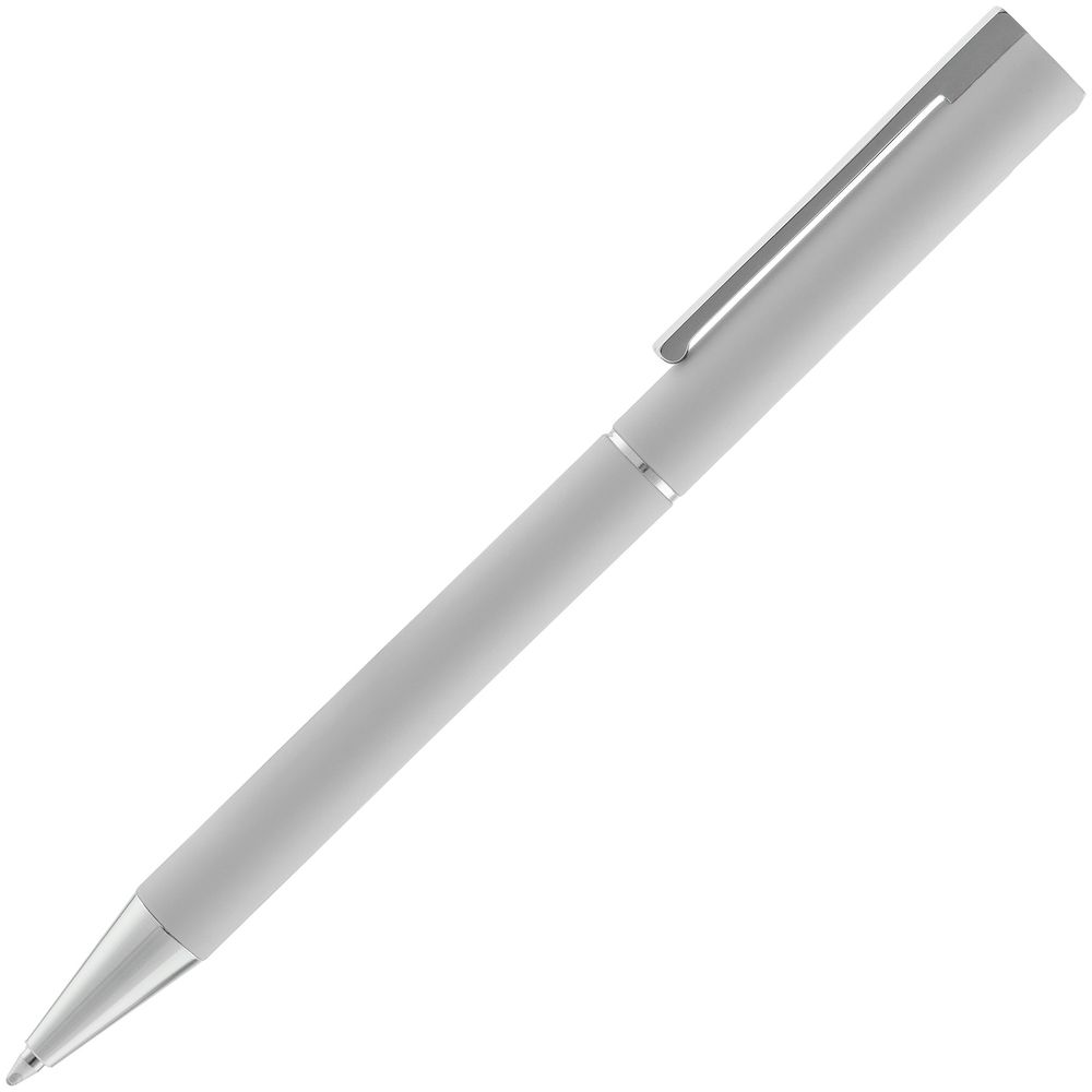 Ручка шариковая Blade Soft Touch, серая-3