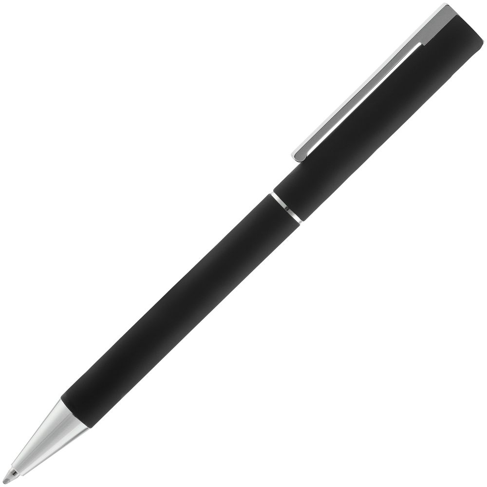 Ручка шариковая Blade Soft Touch, черная-3