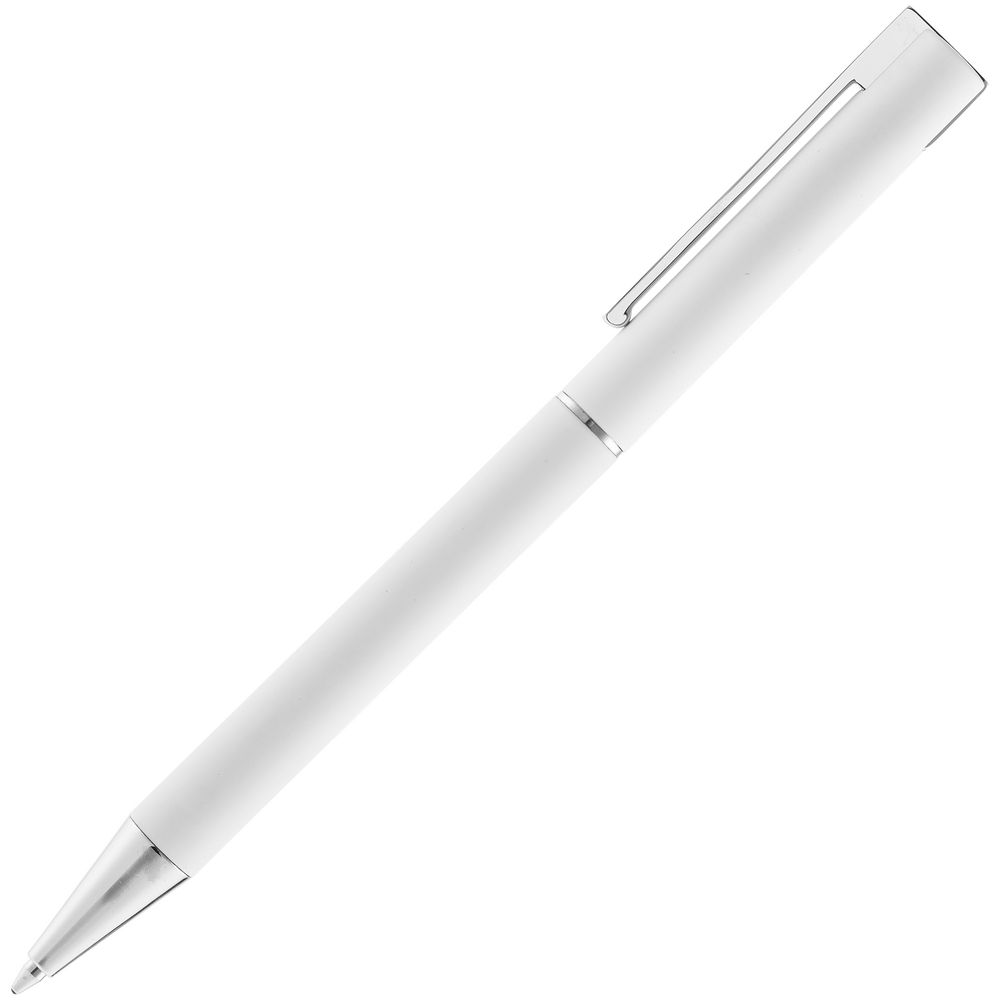 Ручка шариковая Blade Soft Touch, белая-3