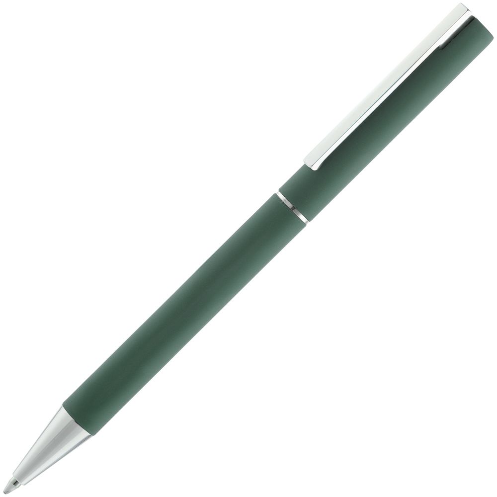 Ручка шариковая Blade Soft Touch, зеленая-1